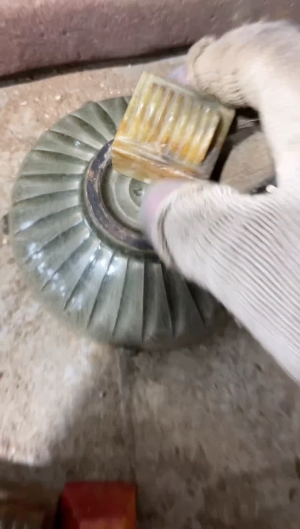 瓷片手工，手绘，陶瓷