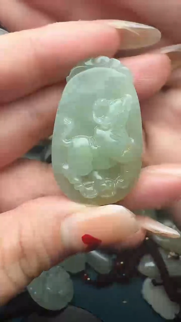 和田玉未镶嵌颈饰1
