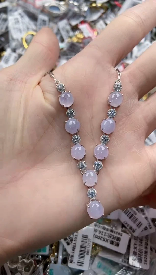 翡翠戒指银S925镶嵌2222----9