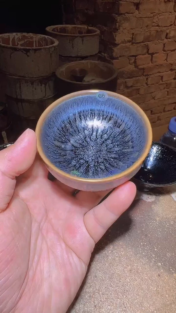 茶盏雅*夏66佶稀蓝钻建盏主人杯