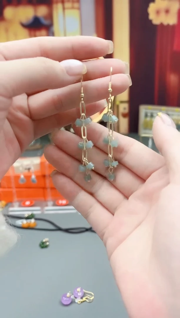 未镶嵌翡翠耳饰216