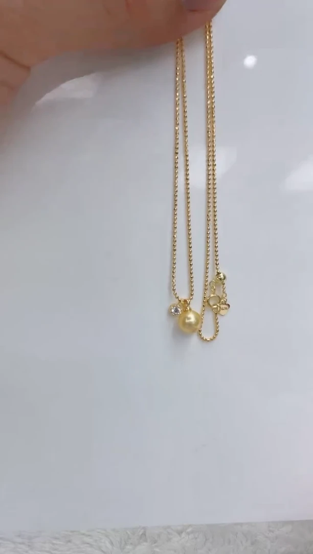 【闪购商品】海水珍珠颈饰银S925镶嵌海水珍珠项链