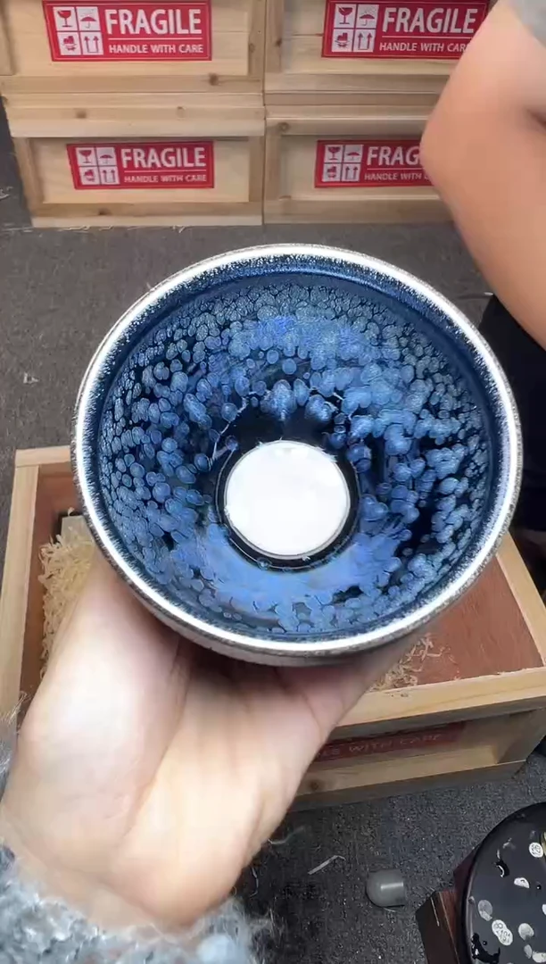 茶盏金奖油滴 将军 盏三疯建盏茶器