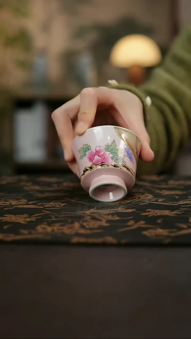 景德镇陶瓷杯碗柴烧多人