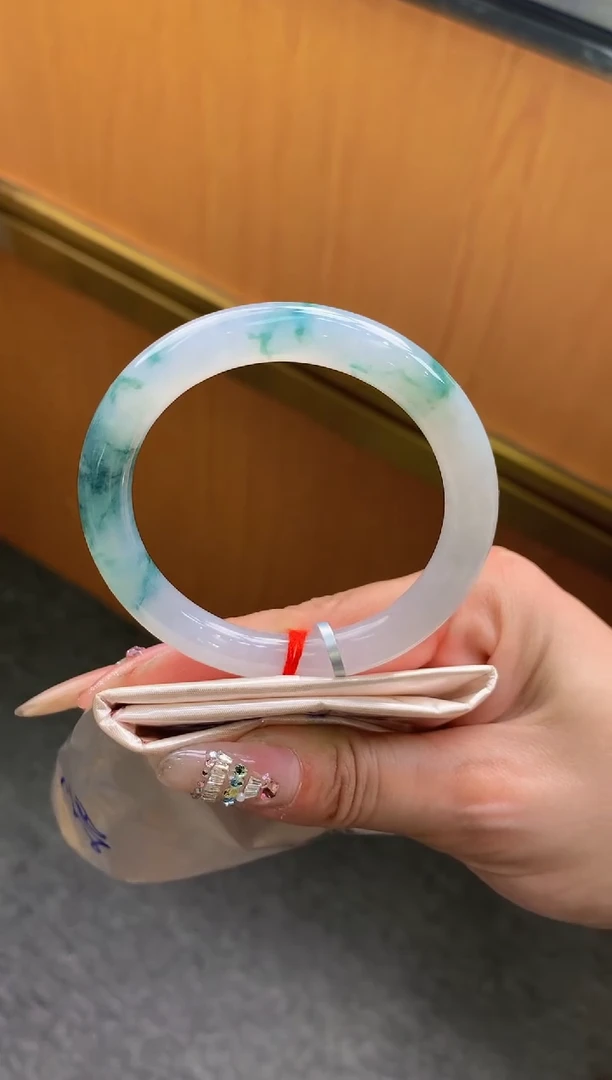 未镶嵌手镯翡翠-F129-圆条54.2