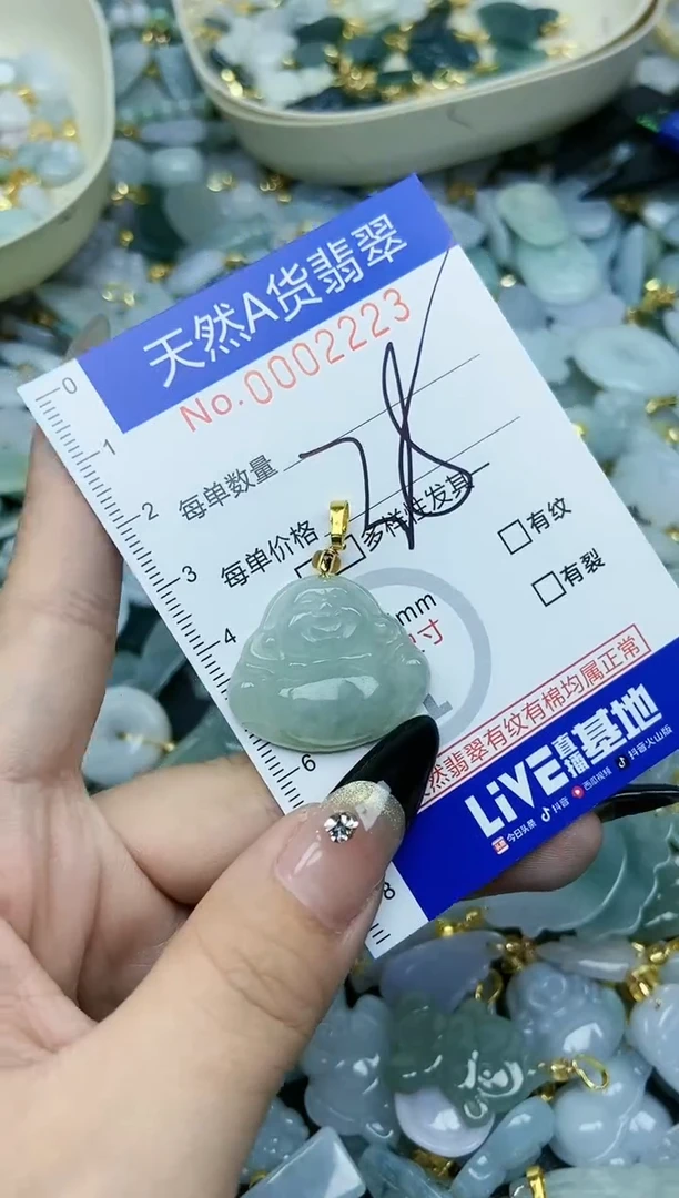【闪购商品】翡翠颈饰未镶嵌天然A货翡翠