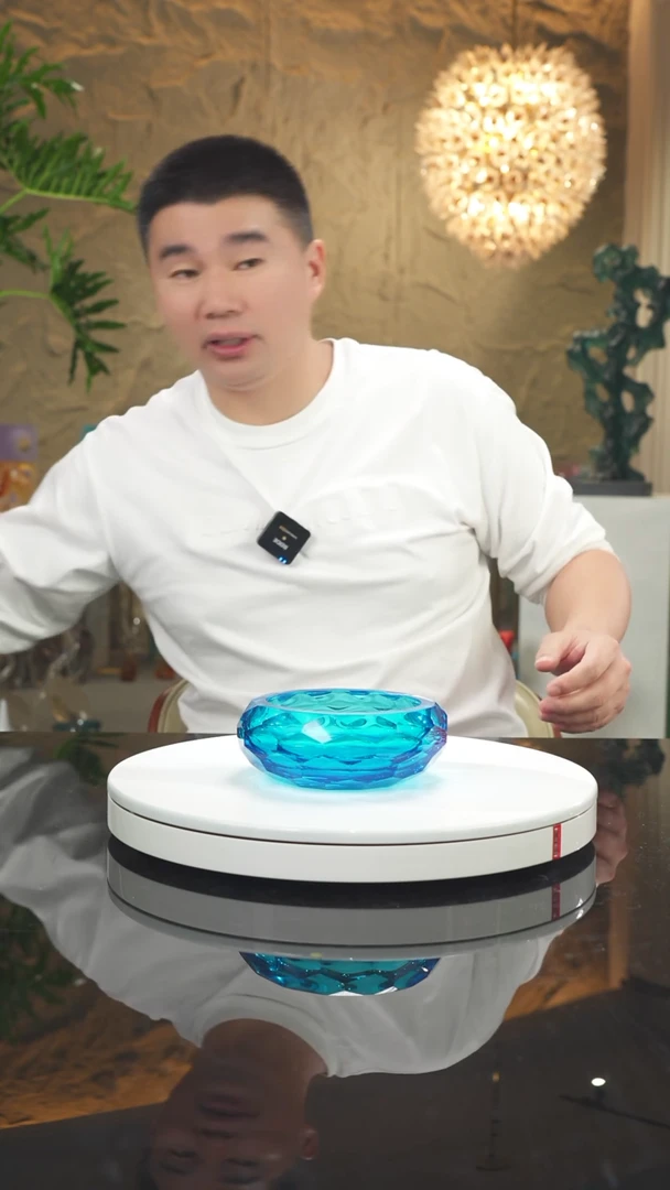 【闪购商品】瓷片福利天空蓝切面果碗