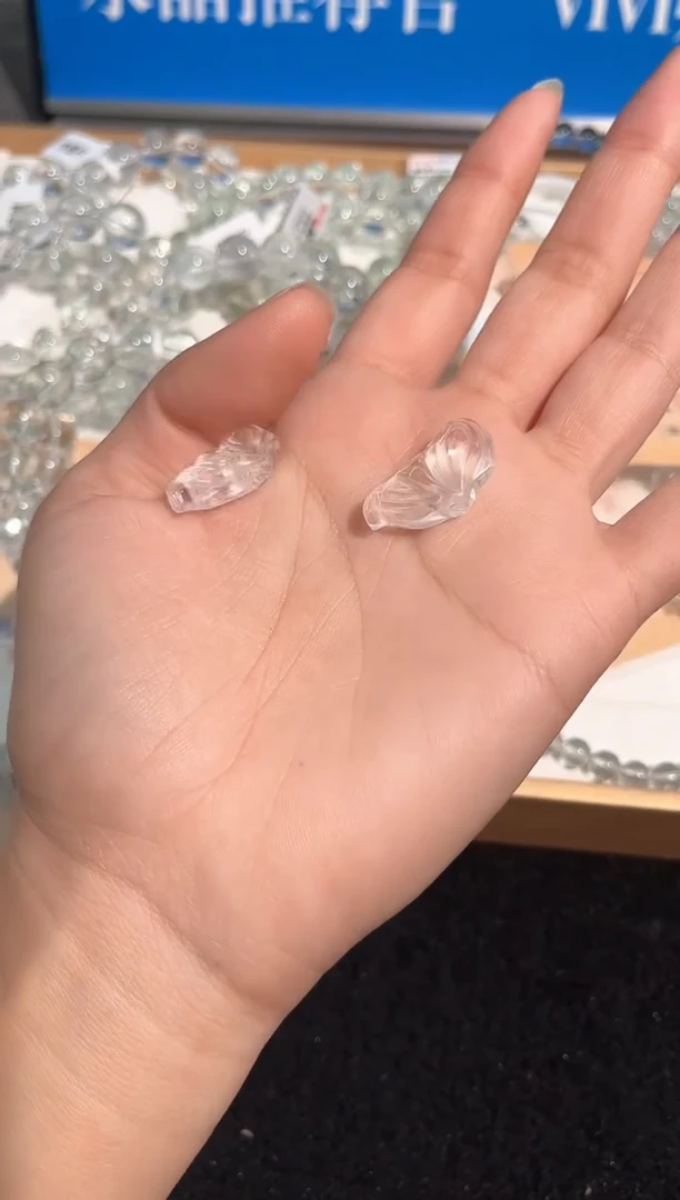 【闪购商品】水晶手链未镶嵌1号白水晶蝴蝶配件（一对）