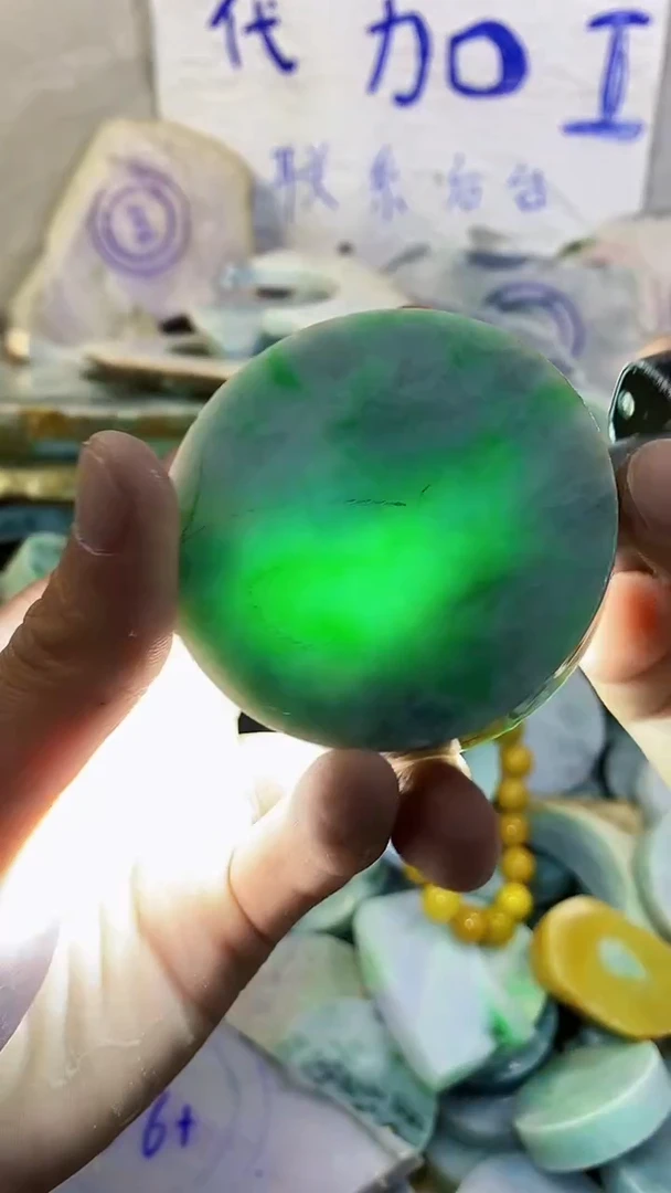 裸石翡翠纯天然翡翠A货55