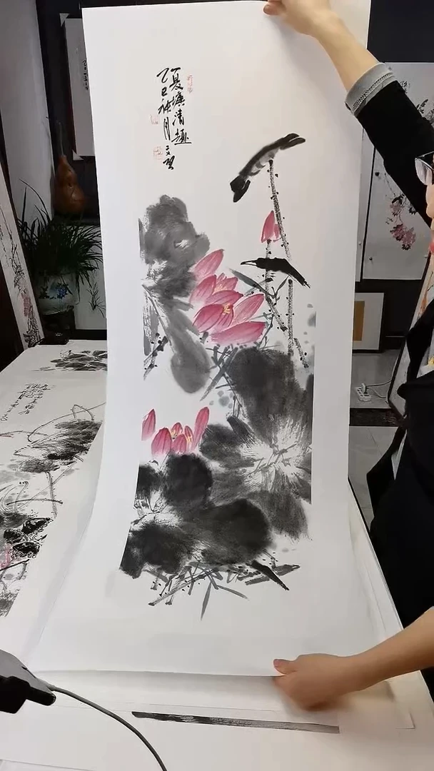 夏塘清趣110*35cm