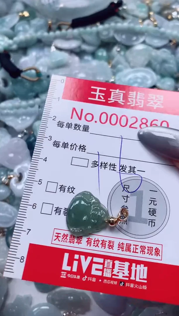 吊坠(不含链)未镶嵌翡翠2860