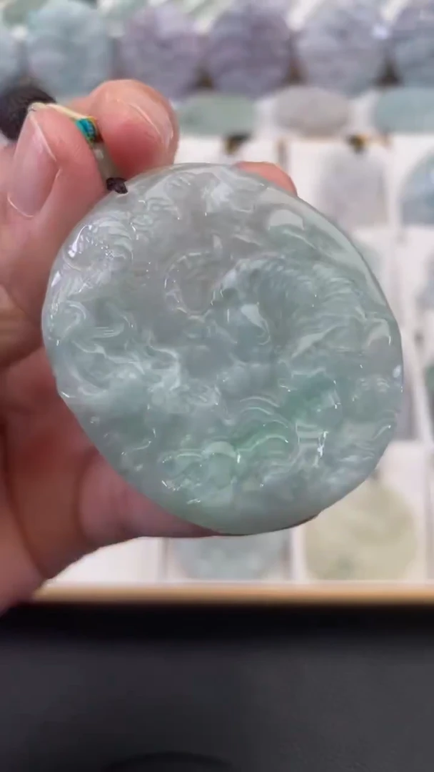 颈饰未镶嵌翡翠天然缅甸翡翠A货53