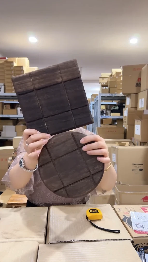 木隔热垫一圆一方