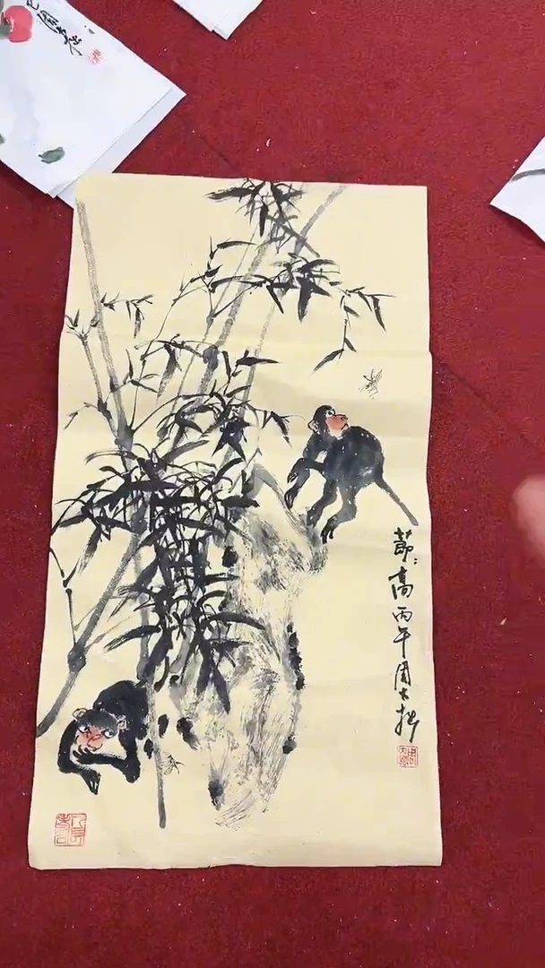 国画周大拙/国画/花鸟