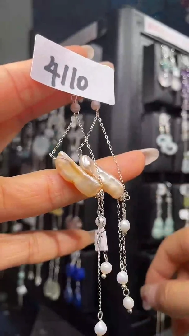 银S925镶嵌耳饰紫晶喜欢拍