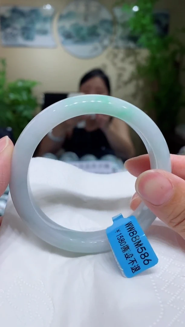 未镶嵌手镯翡翠圈口58.6