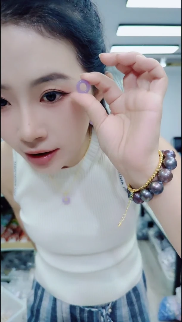 0216紫色圈圈一个