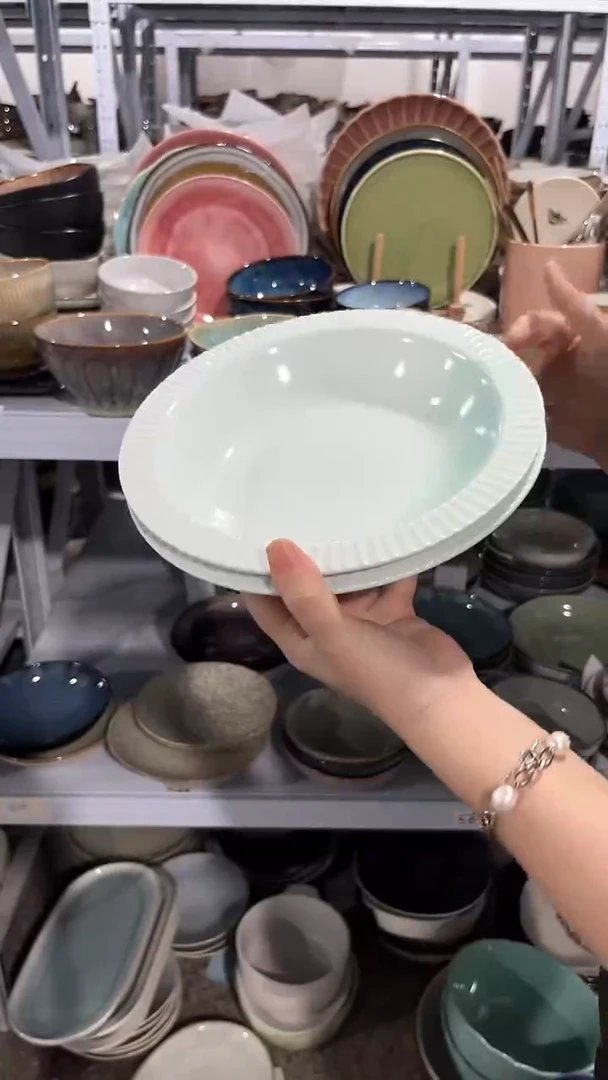 【闪购商品】瓷片外贸尾货瑕疵满20包邮X2 草帽绿色