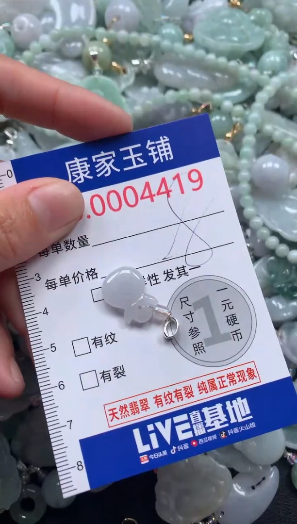 颈饰未镶嵌翡翠4419