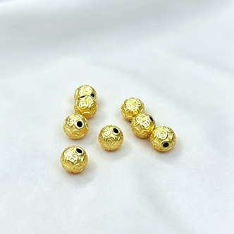 足银银制品 【老三珠宝】单珠XP2【多样性发其一】约8mm