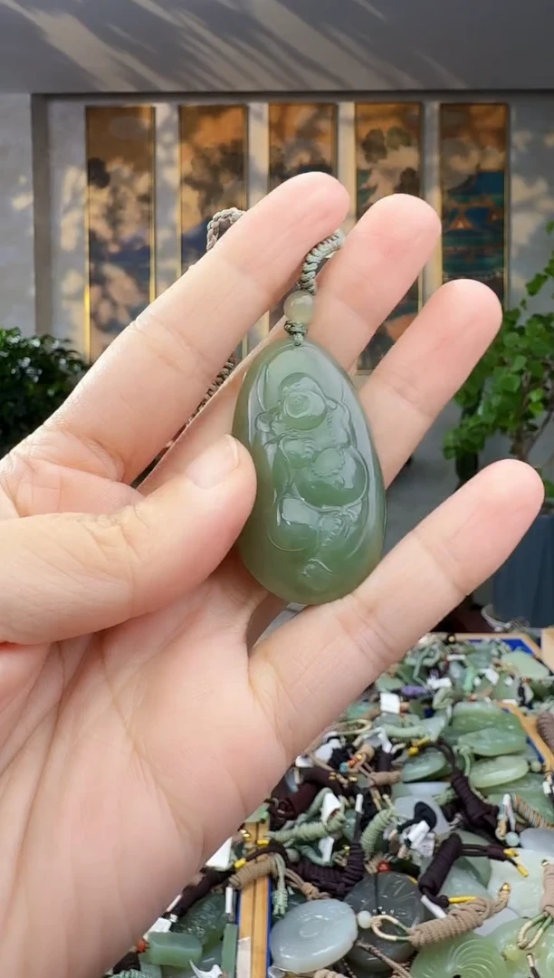 未镶嵌和田玉挂件拍一发一