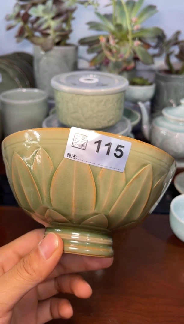 瓷5.5英寸手工碗115号一只