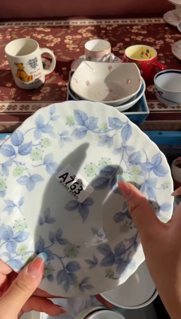 瓷片小*宝瓷器瓷器A763
