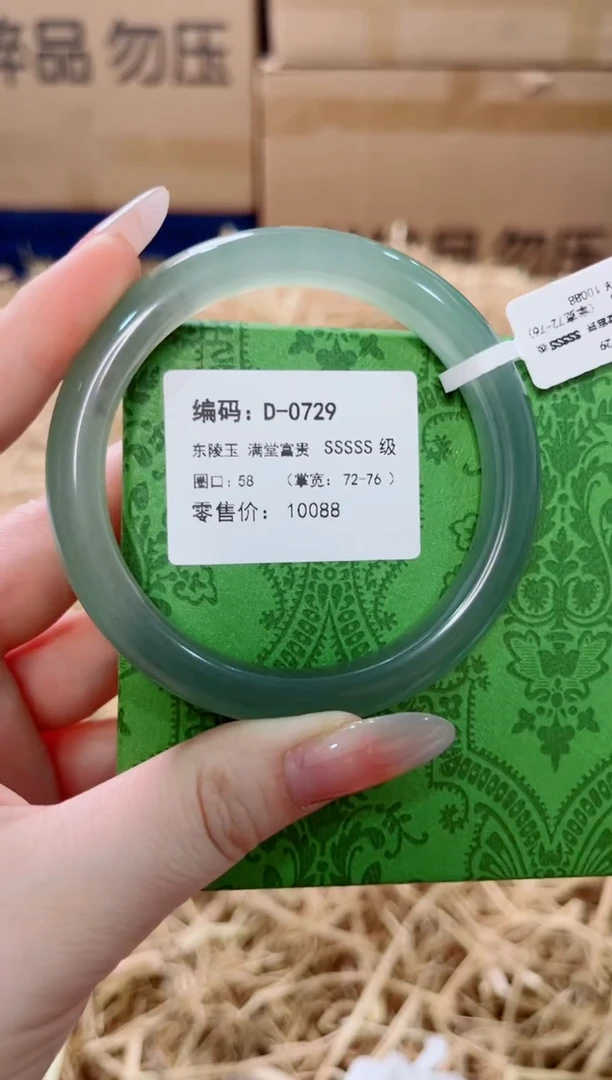 未镶嵌手镯石英质玉D-0729