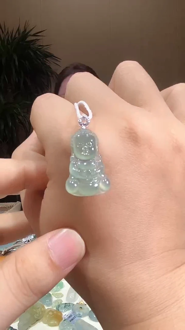 颈饰银S925镶嵌翡翠20250823159