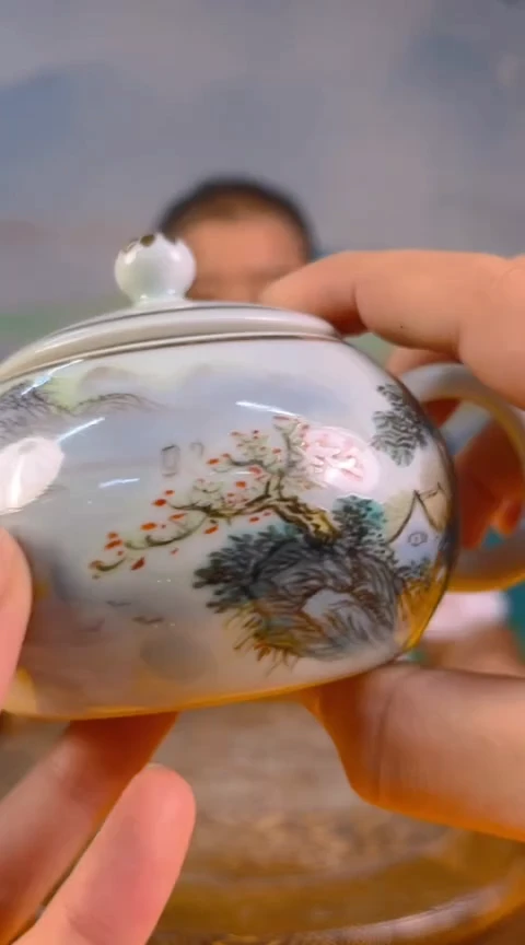 摆件景德镇陶瓷青花摆件102