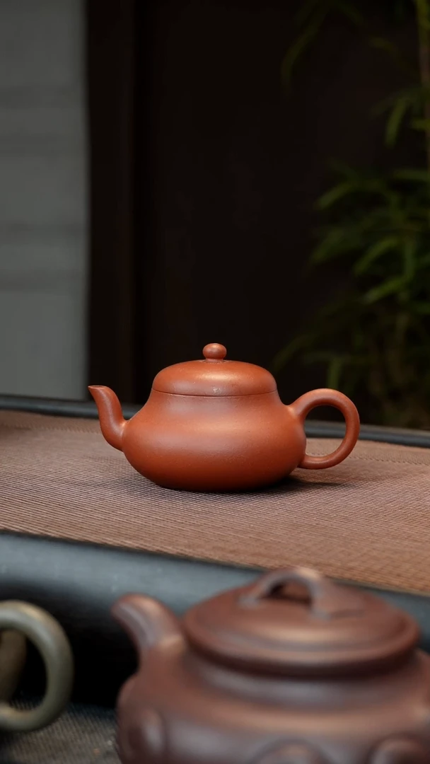 茶壶紫砂老红泥 君德壶 100CC