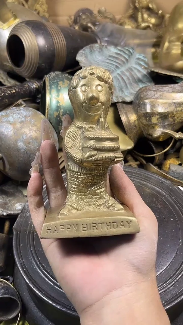 越****馕亿锦铜回流铜器摆件50