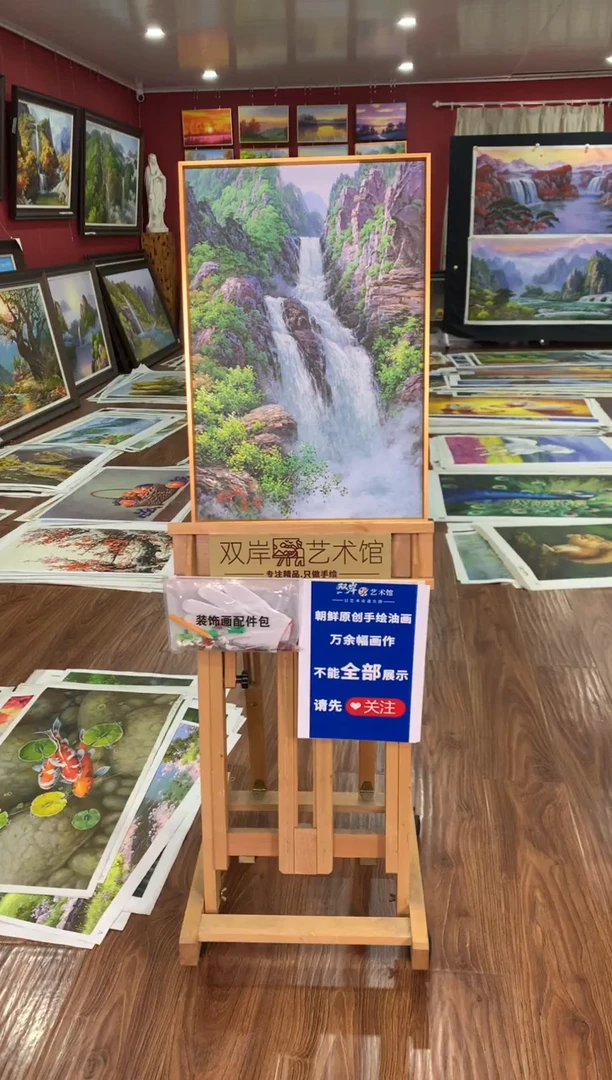 油画【56号】朝鲜原创手绘油画【功勋Ⅰ级画家丨孤品佳作】【顺丰包邮】