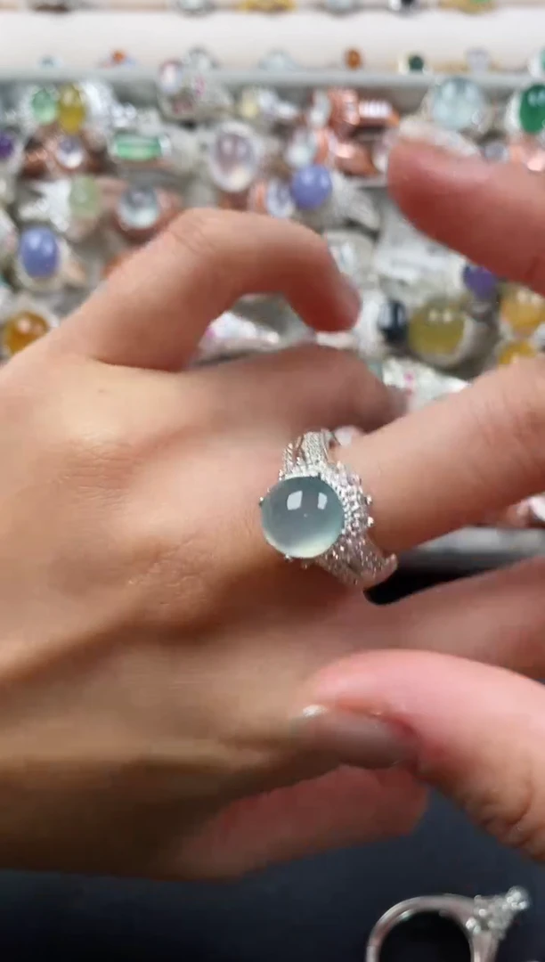 未镶嵌戒指翡翠3333333+3