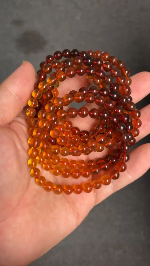 琥珀未镶嵌珠宝奇石/无优化/多样性发一件/无证书6mm