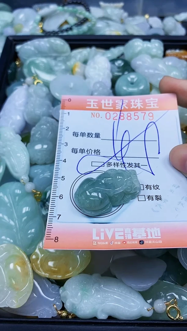 翡翠未镶嵌颈饰闪购0288579多样性发其一