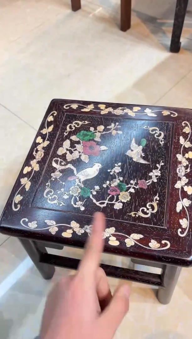 小叶紫檀富贵凳木