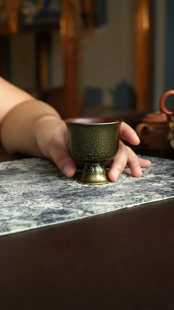 茶杯紫砂30号宜兴紫砂原矿作品