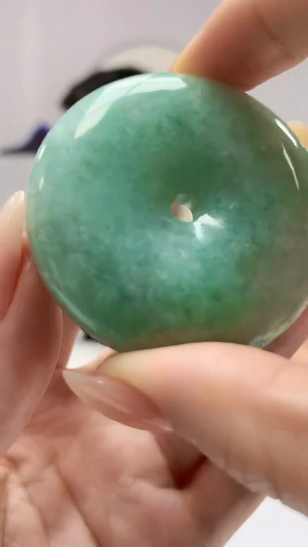 【闪购商品】定制翡翠未镶嵌5152DD-毛货挂件58