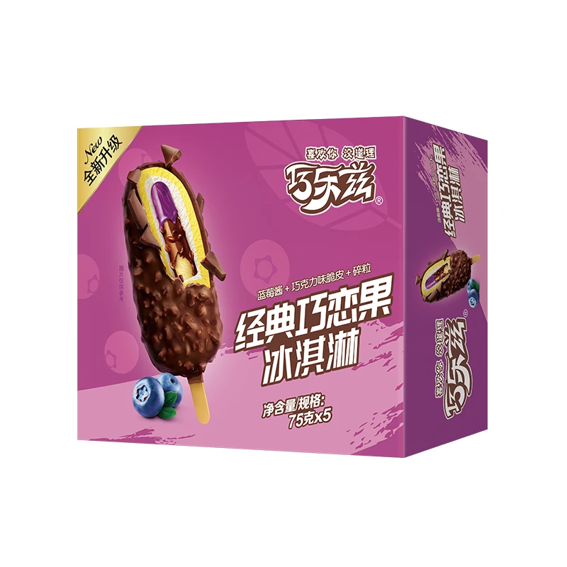 伊利巧乐兹经典巧恋果冰淇淋75g*5