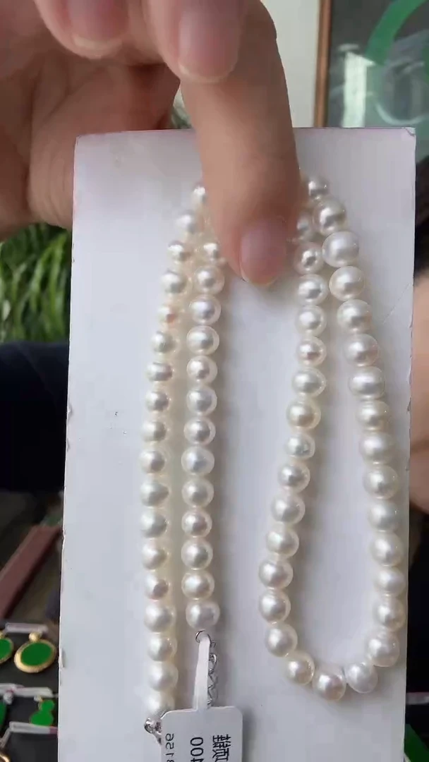 颈饰未镶嵌淡水珍珠项链荣倩