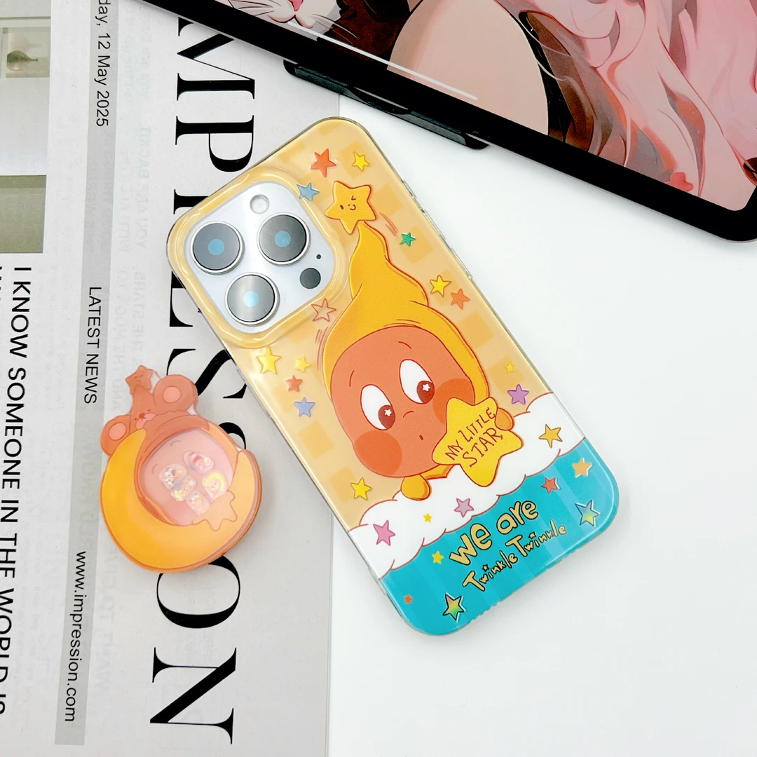 【240】晚安星星小人IMD手机壳适用苹果17苹果16小米17华为oppovivo