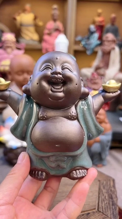 紫砂茶宠器闵茶宠摆件