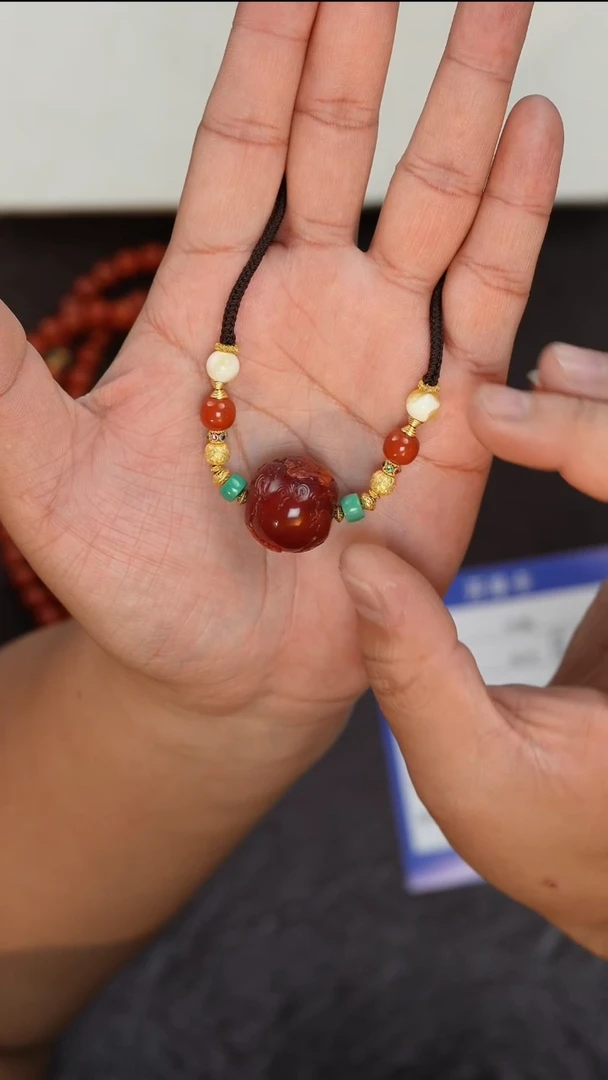 【闪购商品】南红玛瑙锁骨珠未镶嵌南红锁骨珠