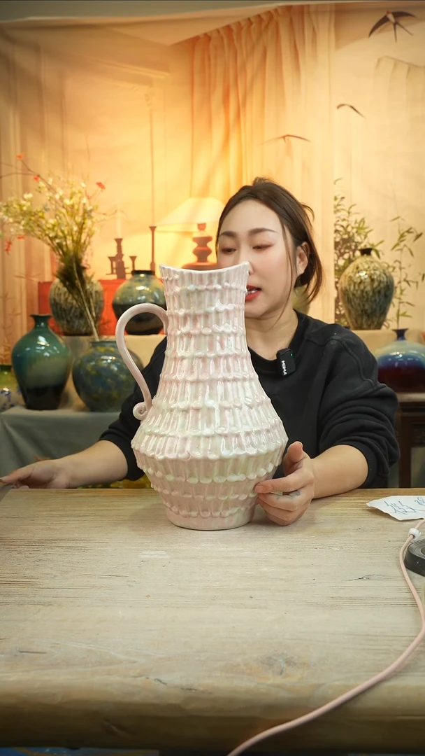 高·35口12陶瓷花瓶花器