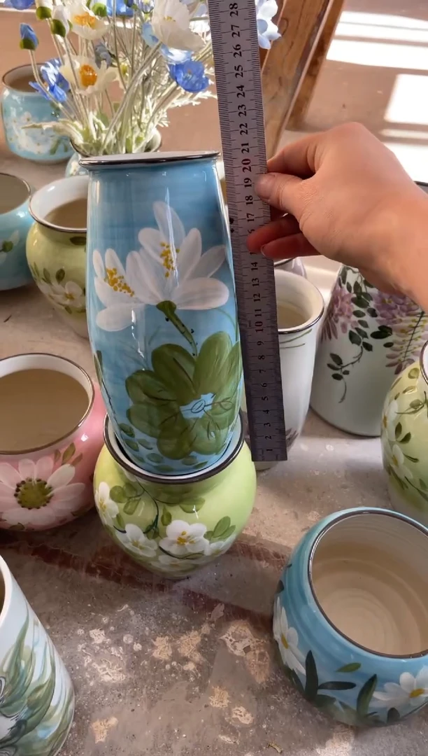 瓶瓷景德镇手绘花瓶