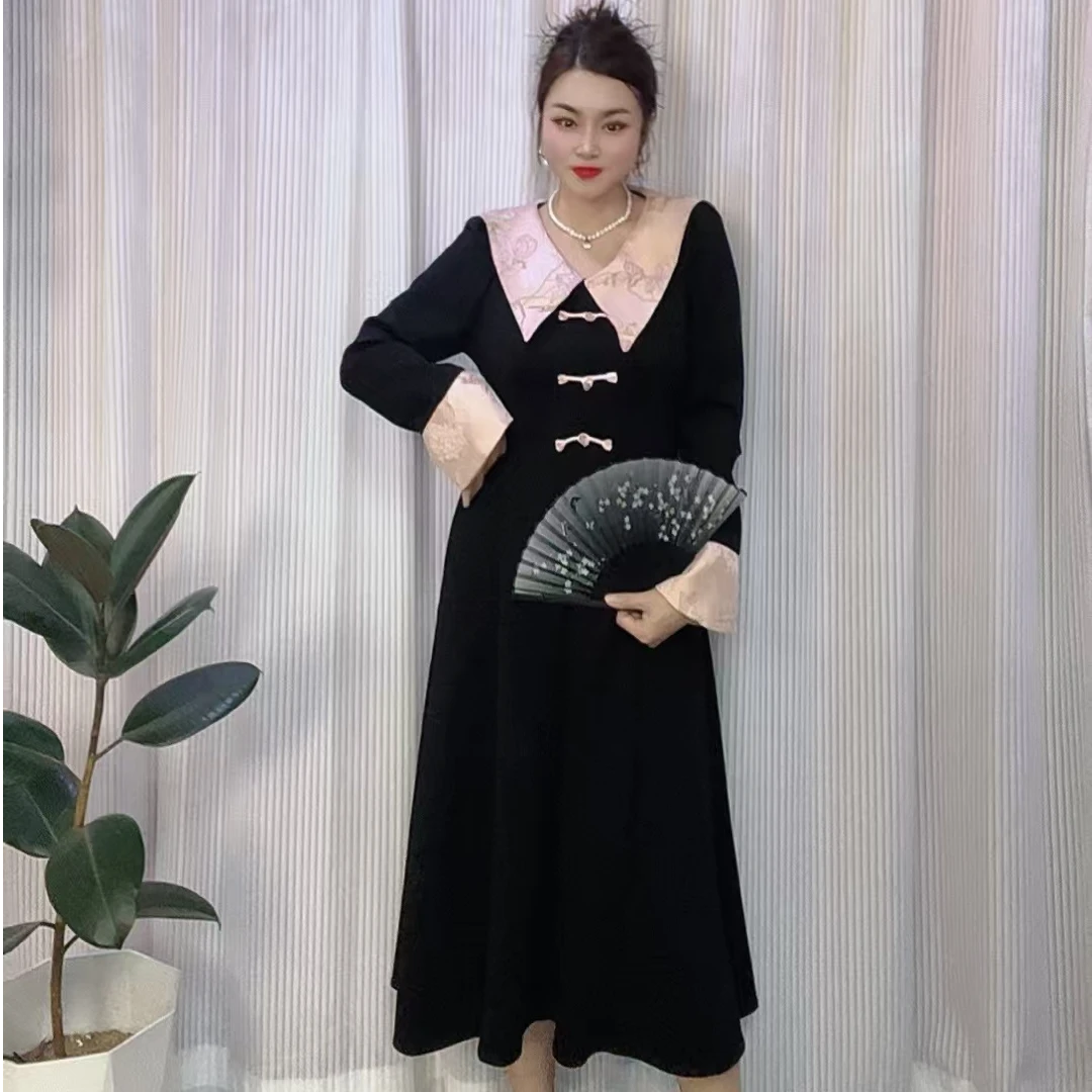 新中式国风韵味减龄连衣裙独特别致设计