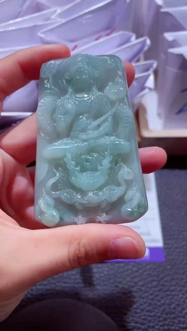 颈饰未镶嵌翡翠00003428御龙观音