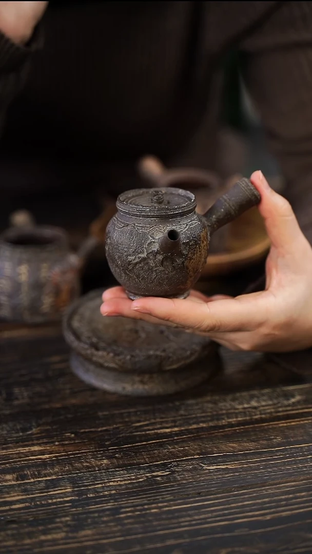 全手工制作 南蛮侧把壶110CC