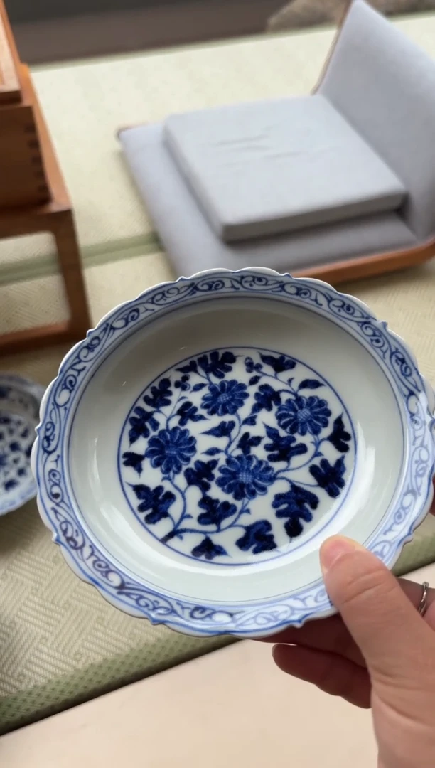 其他清湖小扁菊纹壶承